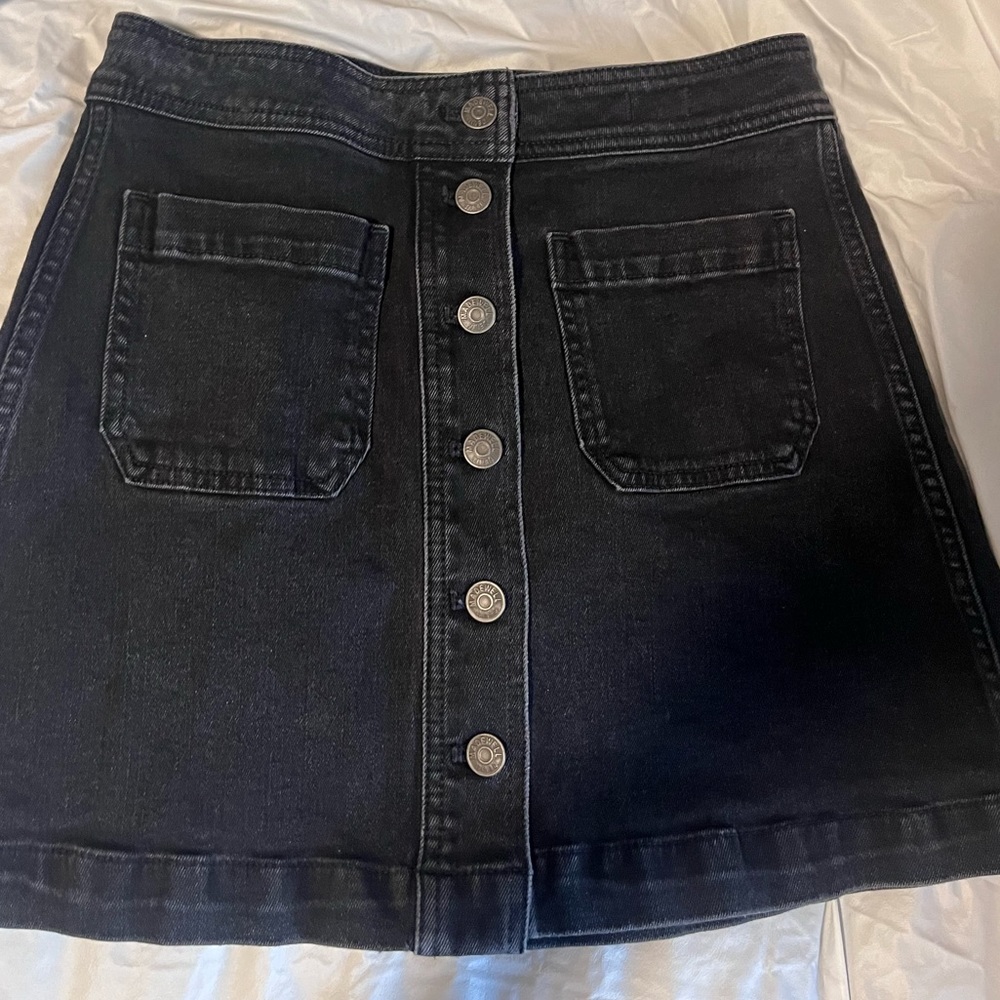 Madewell jean skirt